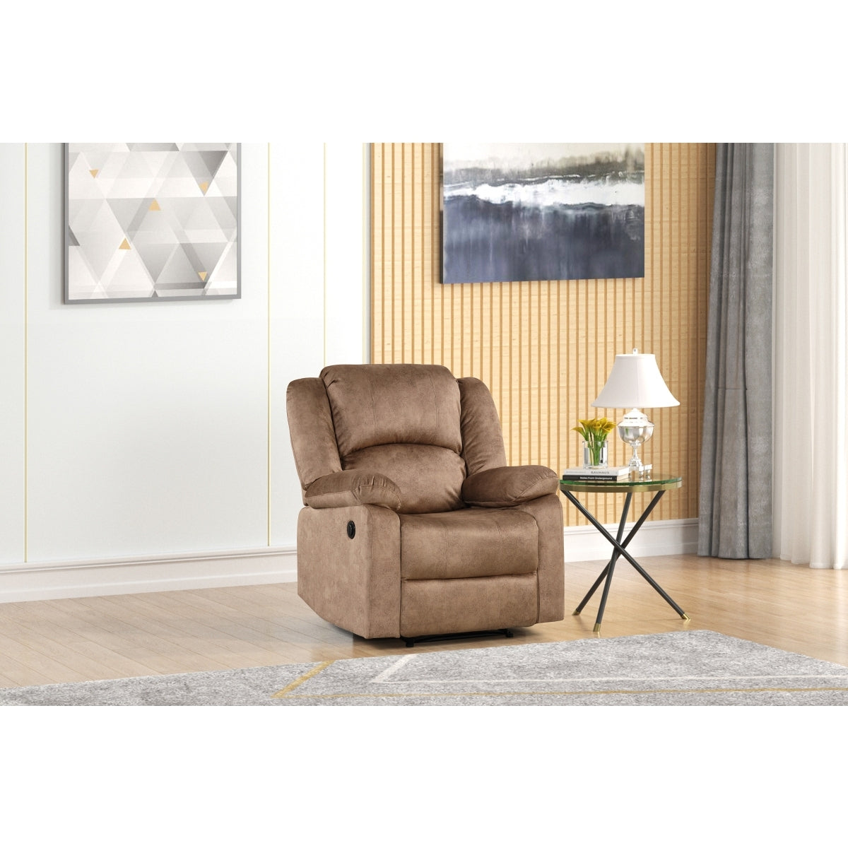 Tan Power Recliner
