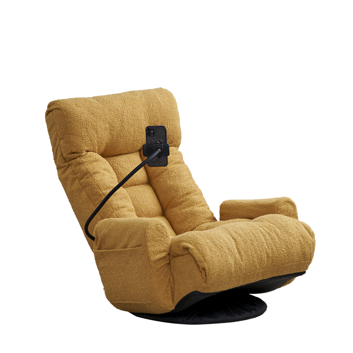 Yellow Swivel Accent Chair