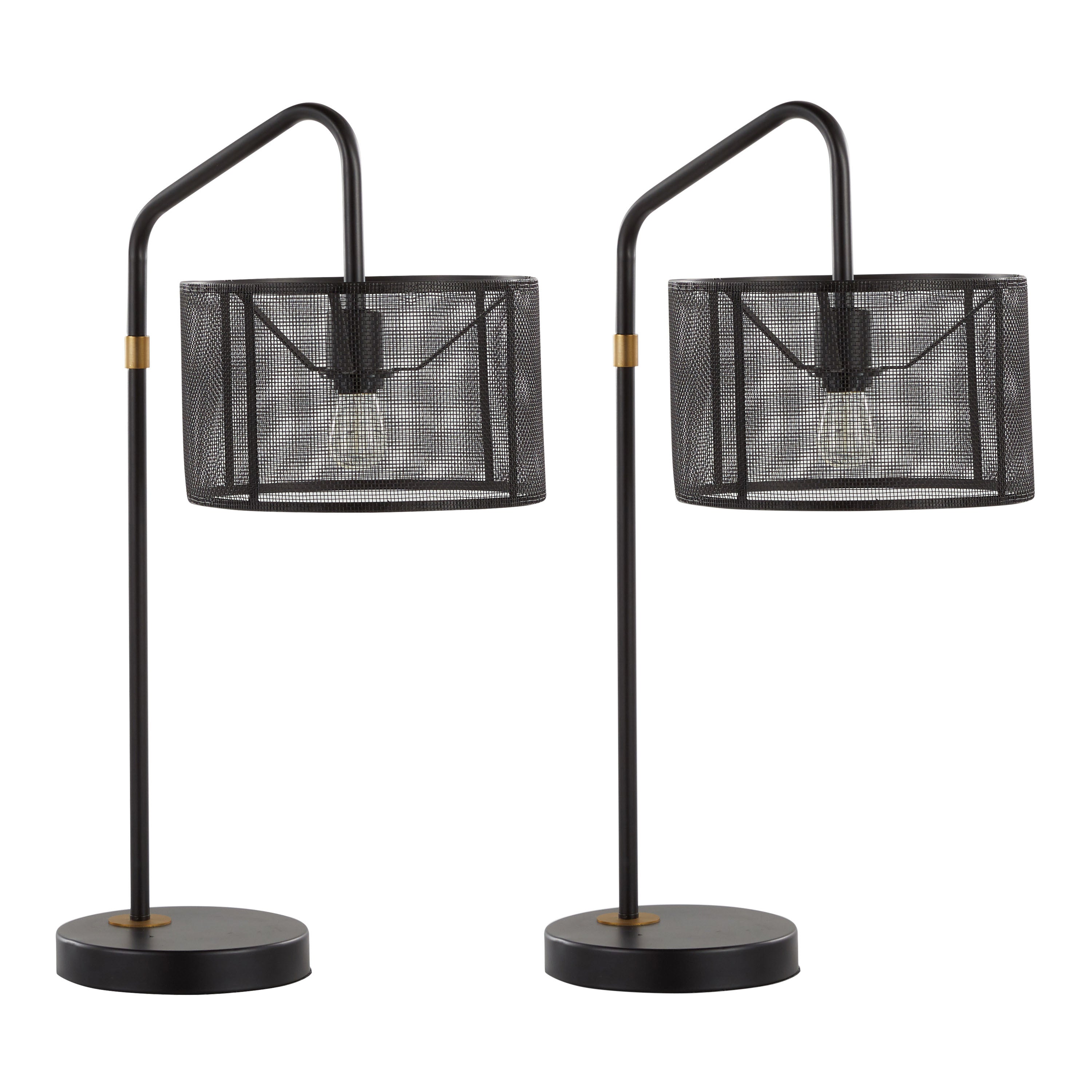 Desk Lamp, Metal Base, Oil-Rubbed Bronze Finish