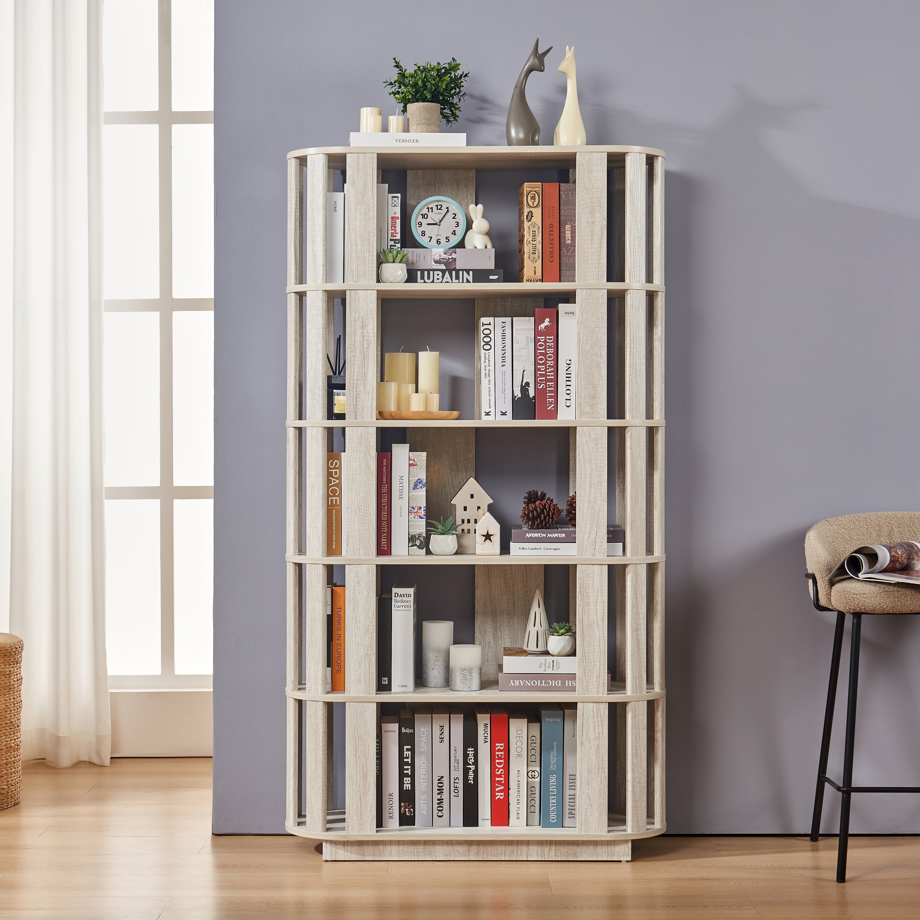 Storage Cabinet, 35.4 in, Grey